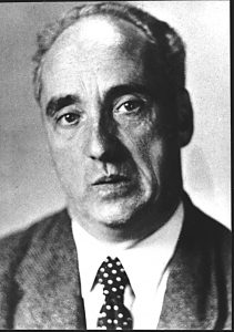 Porträt von Prof. Kurt Huber, Passbild, ca. 1940