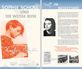 Wanderausstellung Sophie Scholl